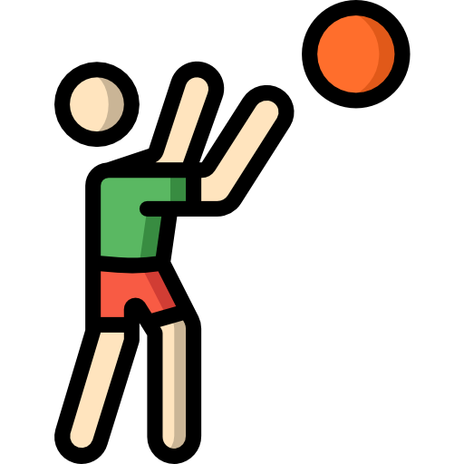 Basketball player Basic Miscellany Lineal Color icon