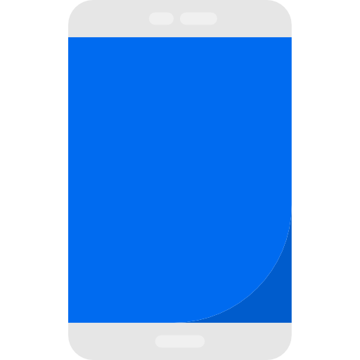 mobilny srip Flat ikona