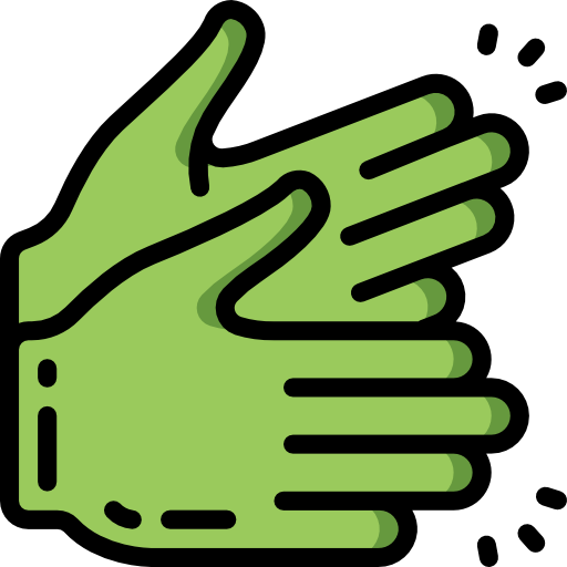 Clapping Basic Miscellany Lineal Color icon