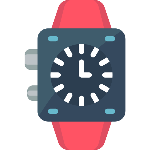 orologio intelligente Basic Miscellany Flat icona