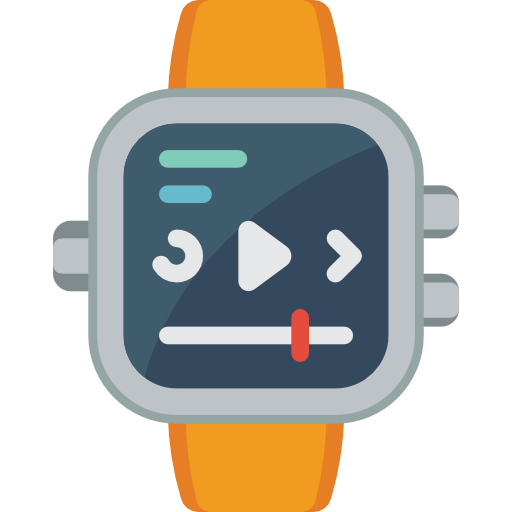 smartwatch Basic Miscellany Flat icon