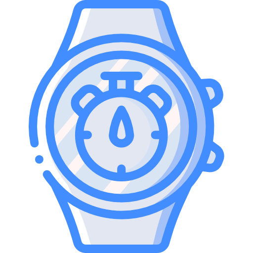 smartwatch Basic Miscellany Blue icoon