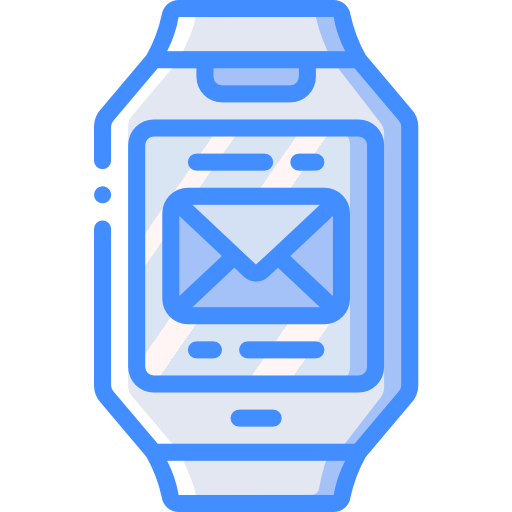 relógio inteligente Basic Miscellany Blue Ícone