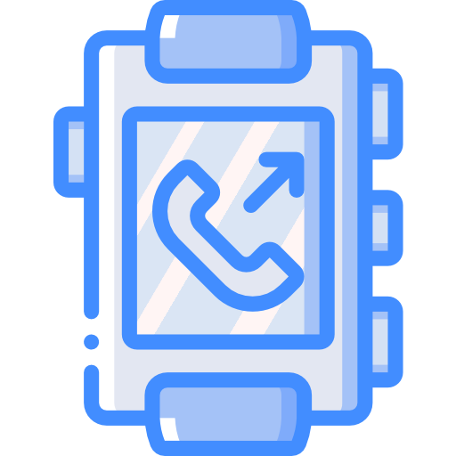 Smartwatch Basic Miscellany Blue icon