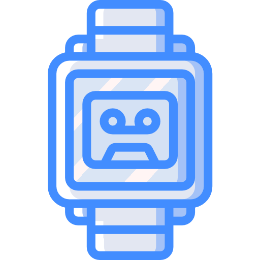 smartwatch Basic Miscellany Blue icon