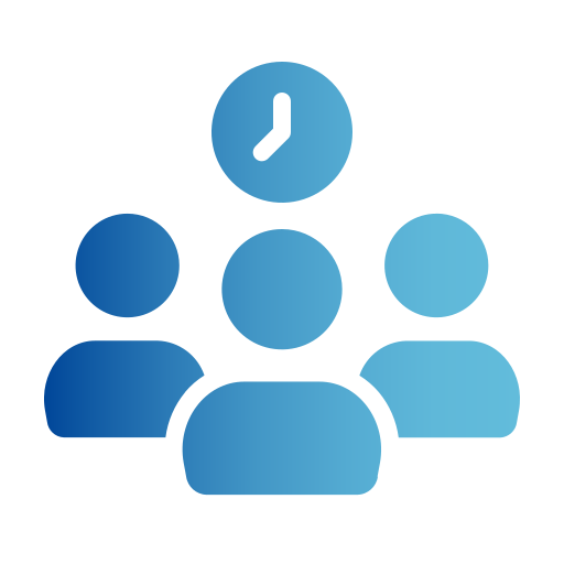 Meeting time Generic gradient fill icon