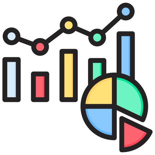 analityka danych Generic color lineal-color ikona