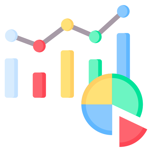 analyse des données Generic color fill Icône