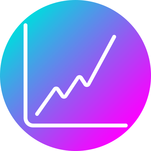 graph Generic gradient fill icon