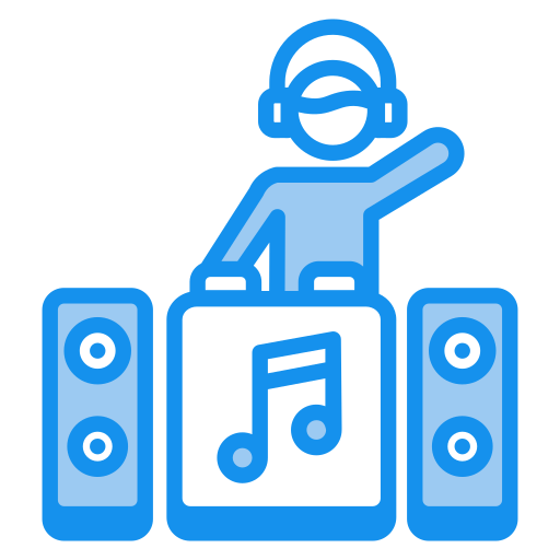 Dj music Generic color lineal-color icon