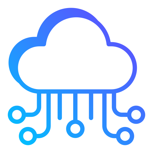 cloud-technologie Generic gradient fill icon