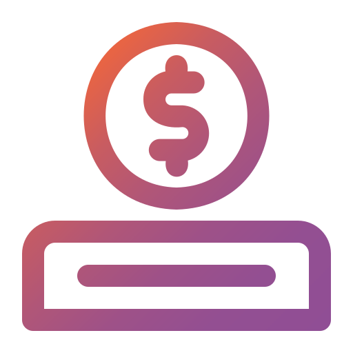 geld sparen Generic gradient outline icoon
