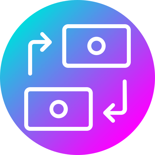 transakcja Generic gradient fill ikona