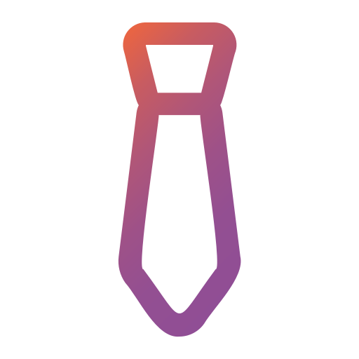 Tie Generic gradient outline icon