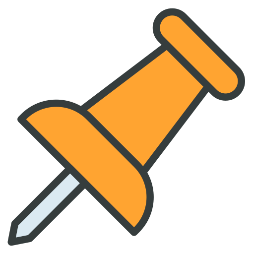 Push pin Generic color lineal-color icon