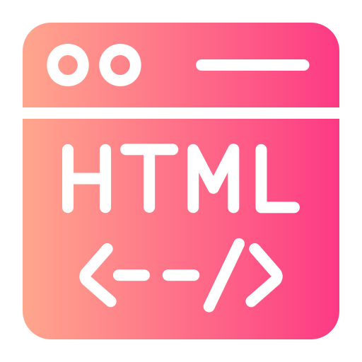 html Generic gradient fill icono