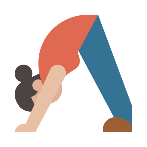 postura de yoga Generic color fill icono