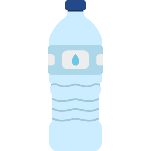 бутылка с водой Generic color fill иконка