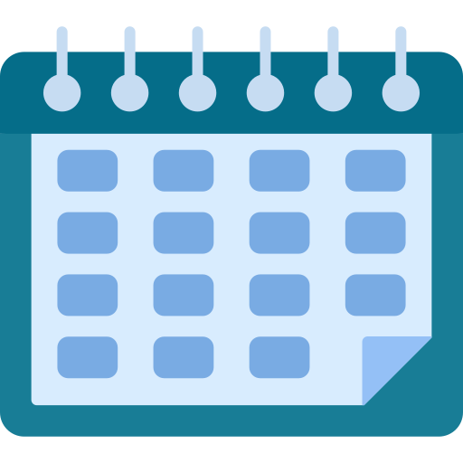 Calendar Generic color fill icon