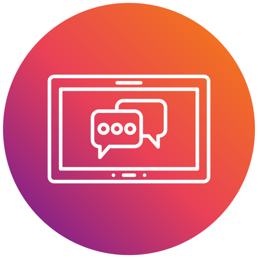 live-chat Generic gradient fill icon