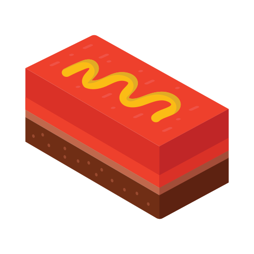 ケーキの一部 Generic color fill icon