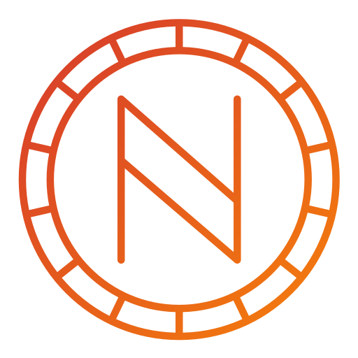 namecoin Generic gradient outline icon