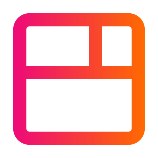 layout Generic gradient fill icon