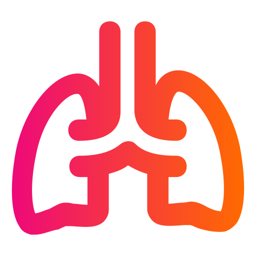 pulmón Generic gradient fill icono
