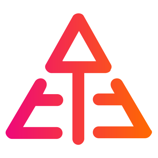 pirámide Generic gradient fill icono