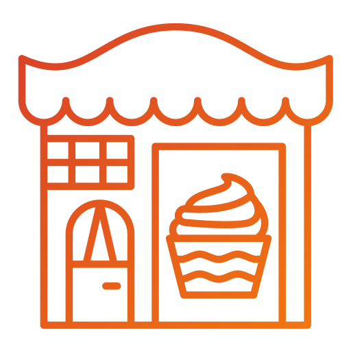 Bakery shop Generic gradient outline icon