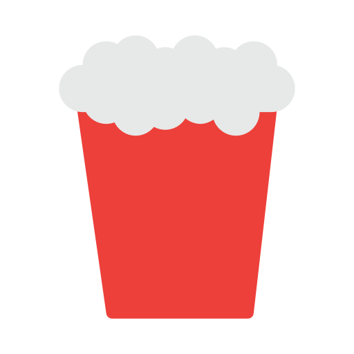 popcorn Vector Stall Flat icon