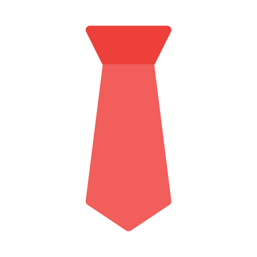 krawat Vector Stall Flat ikona