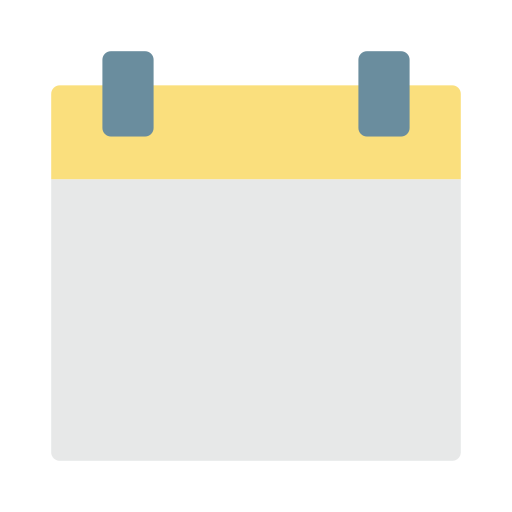 kalendarz Vector Stall Flat ikona