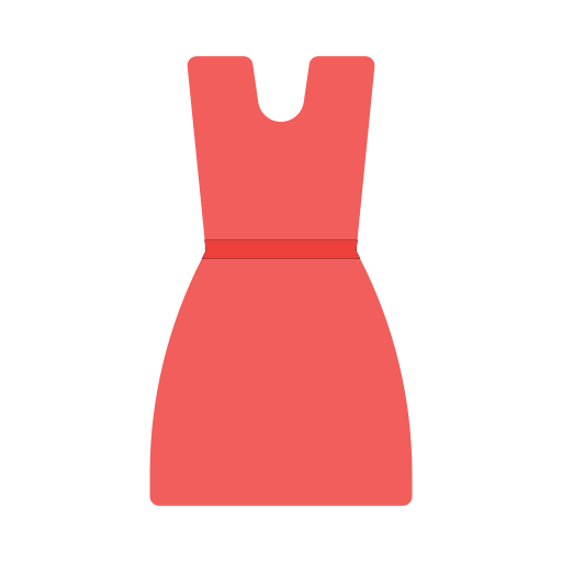 kleid Vector Stall Flat icon