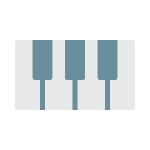 piano Vector Stall Flat icono