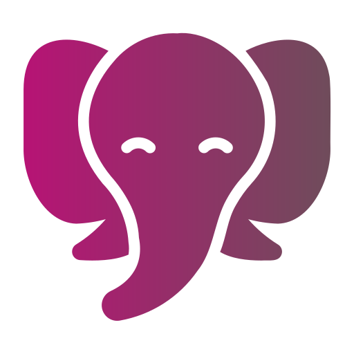 elefante Generic gradient fill icona