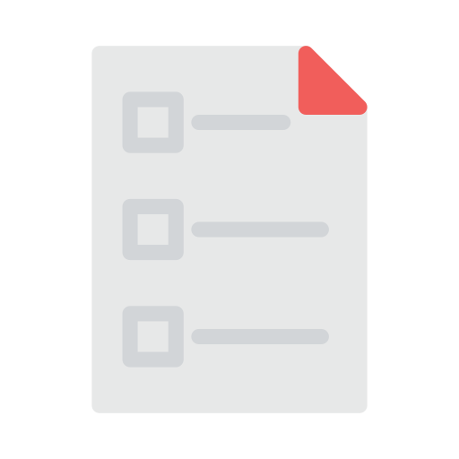 checkliste Vector Stall Flat icon
