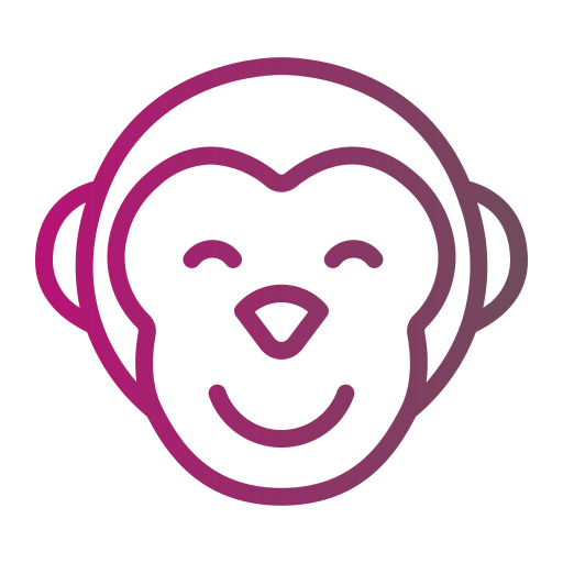 Monkey Generic gradient outline icon