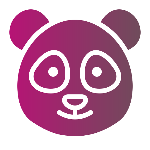 panda Generic gradient fill ikona