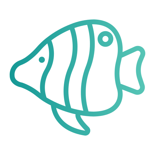 Долли рыба Generic gradient outline иконка
