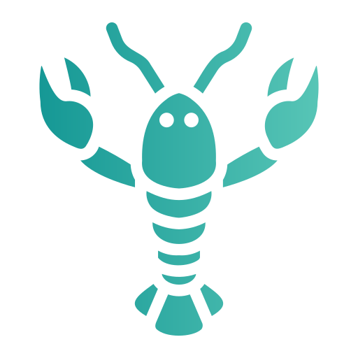 Lobster Generic gradient fill icon