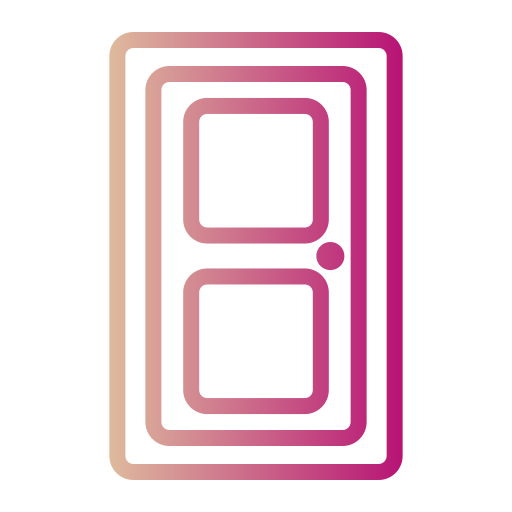 porta Generic gradient outline icona