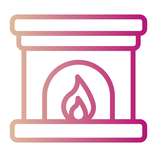 Fireplace Generic gradient outline icon