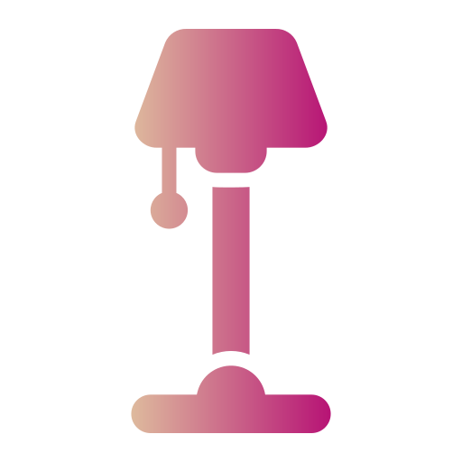 lampa podłogowa Generic gradient fill ikona
