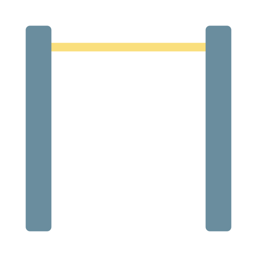 Pull up bar Vector Stall Flat icon