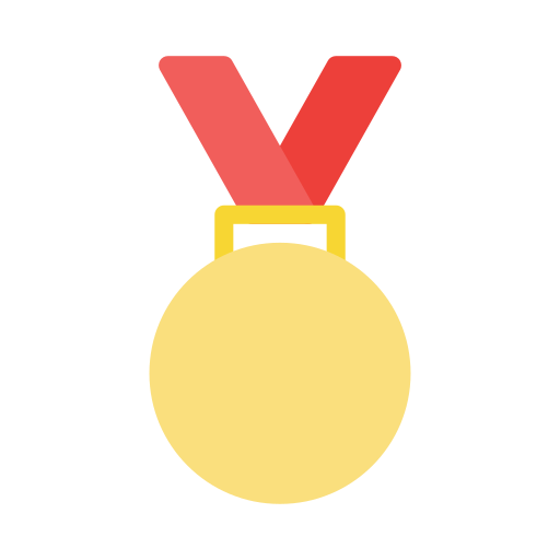 medal Vector Stall Flat ikona