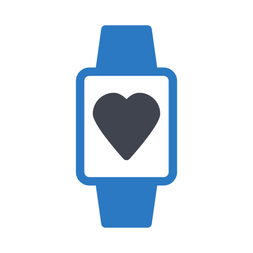 fitness horloge Generic color fill icoon