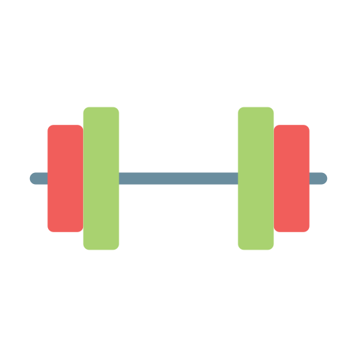 Dumbbell Vector Stall Flat icon