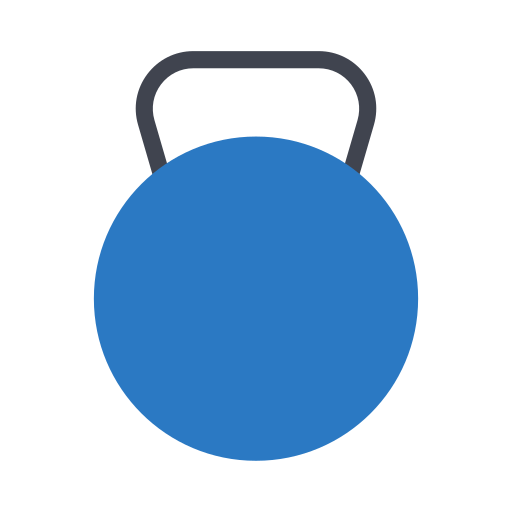 kettlebell Generic color fill icona