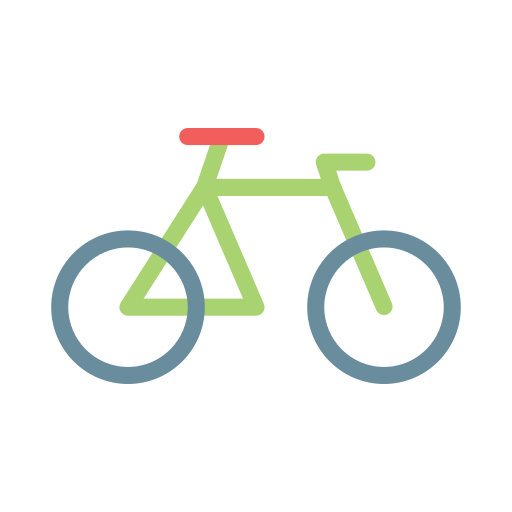 Bicycle Vector Stall Flat icon